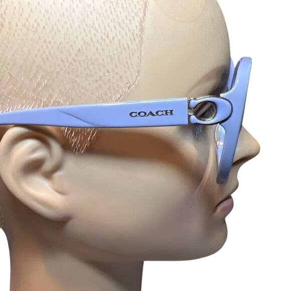 Coach Beautiful Sunglasses in Pastel Purple Large Lenses - Picture 3 of 12